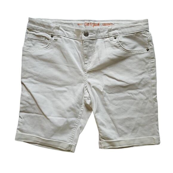 Cat & Jack Other - Cat & Jack Ultimate Stretch Bermuda Shorts White XLarge (14/16) Plus (Girls)